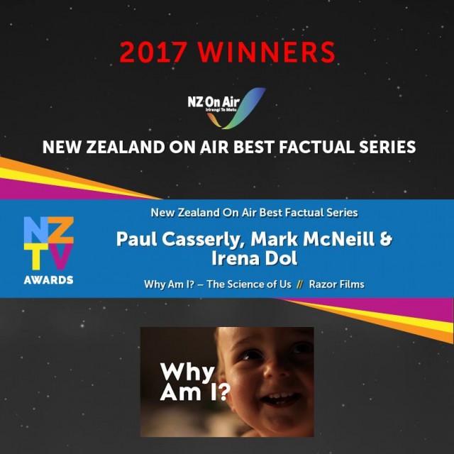 Why Am I? - The Science of Us wins NZTV Award